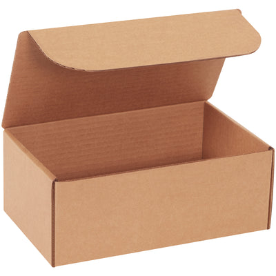 10x6x4 Kraft Literature Mailers - Self-Seal Corrugated, 50-Pack