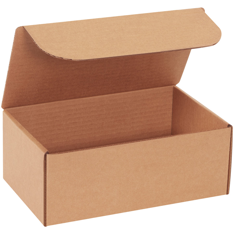 10x6x4 Kraft Literature Mailers - Self-Seal Corrugated, 50-Pack
