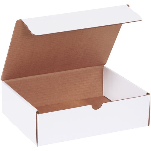 10x8x3 White Corrugated Literature Mailers - Self-Seal, 50 Pack