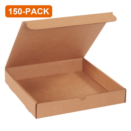 12x12x2 Kraft Corrugated Literature Mailers, 150-Pack (3 Bundles of 50)