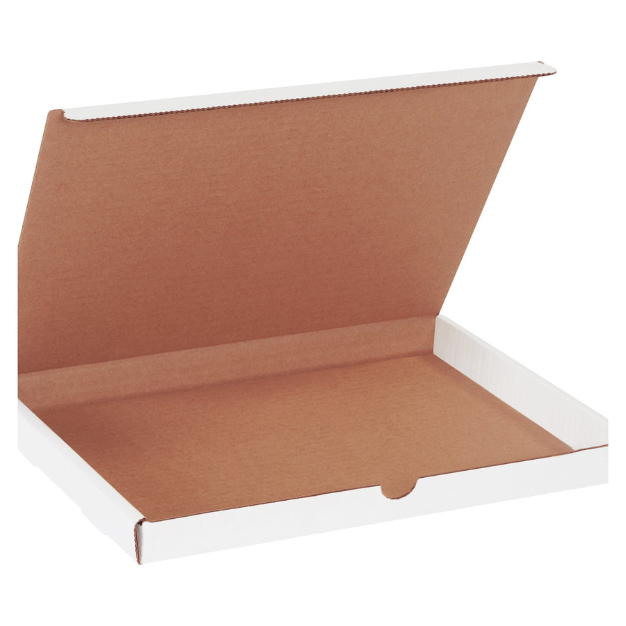 12 1/8 x 9 1/4 x 1 in ECT-32-B White Corrugated Literature Mailers 50-Pack ML1291 - alias listing