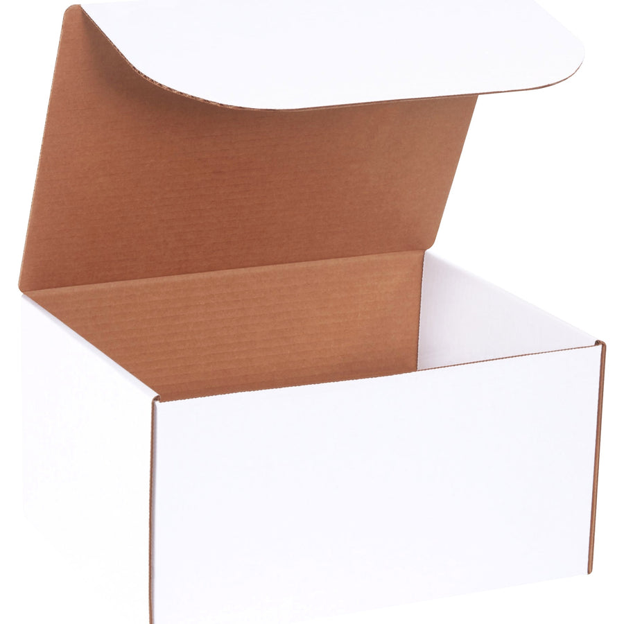 12 1/8 x 9 1/4 x 6 1/2 in White Corrugated Literature Mailers 50-Pack ML1296 - alias listing