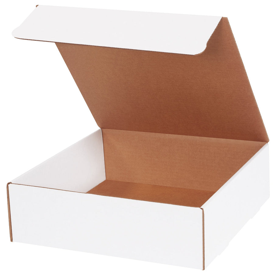13x13x4 White Self-Seal Corrugated Literature Mailers 50/Bundle ML13134 - alias listing