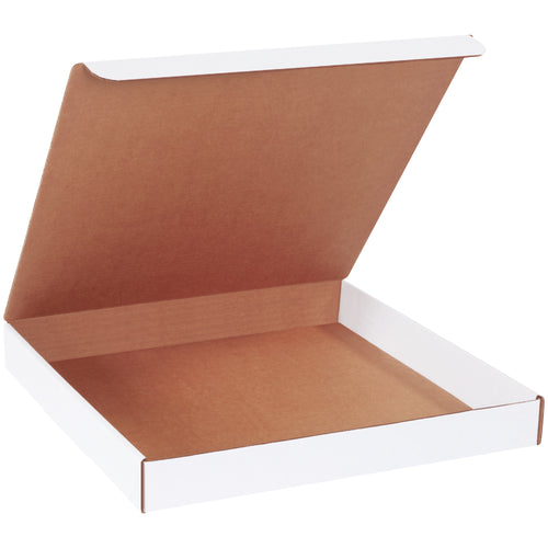 Ship catalogs, brochures, and promotional materials with confidence using these 16x16x2 white literature mailers. Featuring ECT-32-B corrugated construction and integrated self-seal tabs for secure closure without additional supplies. Sold as a bundle of 50 ready-to-use mailers.