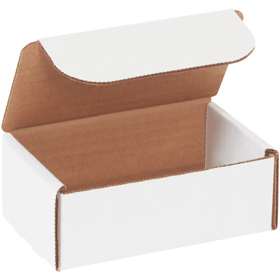 Perfect-fit 5x3x2 white literature mailers eliminate custom carton costs while maintaining professional presentation. Strong ECT-32-B corrugated construction with self-locking tabs ensures secure closure‚no additional supplies required. Sold as a convenient bundle of 50.