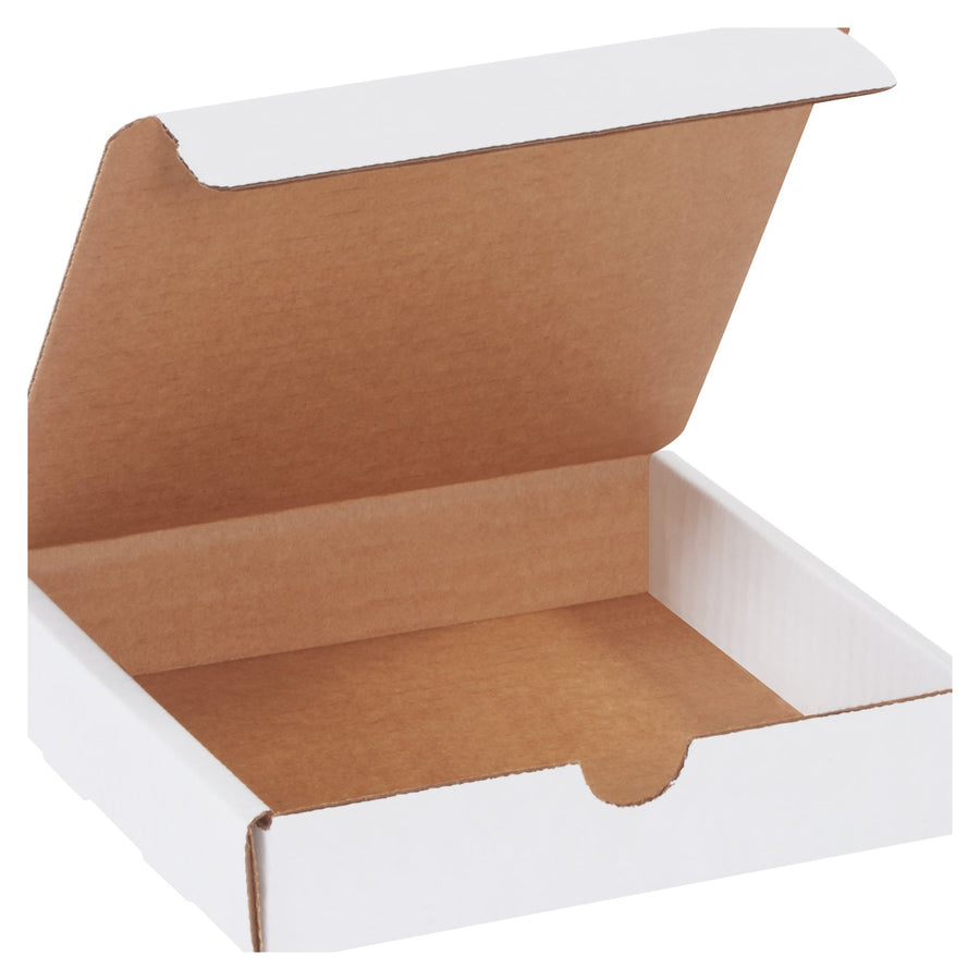 6x6x1.25 White Self-Seal Corrugated Literature Mailers 50-Pack ML661 - alias listing