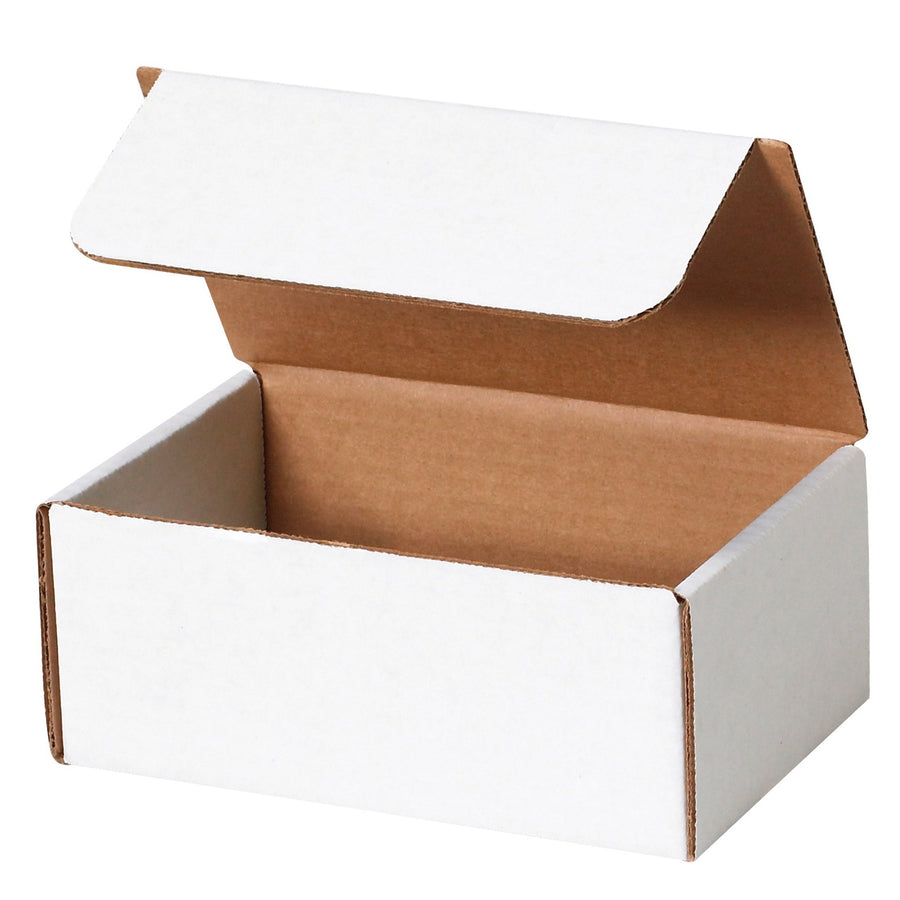 7 1/8 x 4 1/2 x 3 in White Corrugated Literature Mailers Self-Seal 50/Bundle ML743 - alias listing