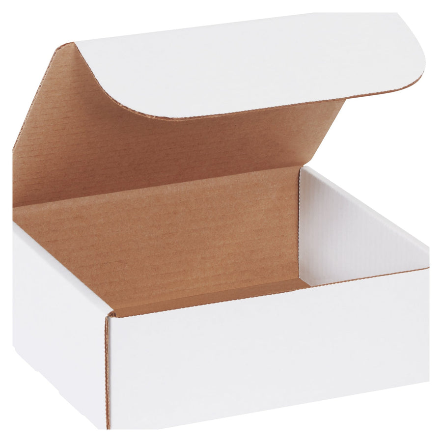 8x7x3 White Self-Seal Corrugated Literature Mailers 50-Pack ML873 - alias listing