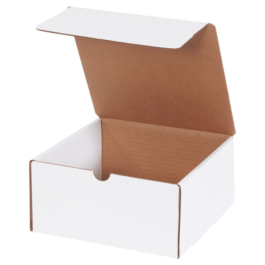 8x8x4 ECT-32-B White Corrugated Literature Mailers 50-Pack ML884 - alias listing