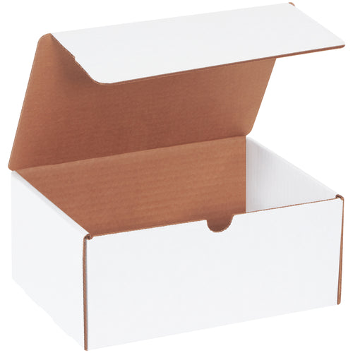 Ship marketing collateral and product literature with professional protection. These 9x6.5x4 white corrugated mailers feature self-sealing tabs for quick assembly‚no extra supplies needed. ECT-32-B crush-resistant construction ensures your content arrives pristine, sold in convenient 50-piece bundles.