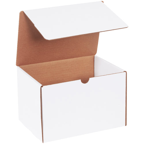 Ship marketing materials and catalogs with professional impact using these crush-resistant 9x6.5x6 white corrugated mailers. One-piece fold-and-tuck design requires no additional supplies‚just assemble and ship. Strong ECT-32-B corrugated construction protects contents while snug-fitting tabs ensure secure closure every time. Bundle of 50 units.