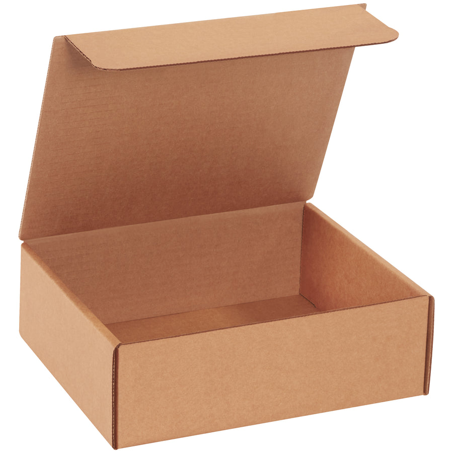 Ship documents and literature with confidence using these 9x7.5x3 kraft corrugated mailers. Self-sealing design assembles in seconds without tape, glue, or staples. Each bundle includes 50 crush-resistant mailers manufactured from durable ECT-32-B corrugated material‚the professional standard for e-commerce brands.