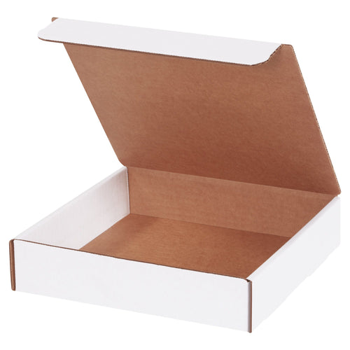 9x9x2 White Self-Seal Corrugated Literature Mailers 50/Bundle ML992 - alias listing
