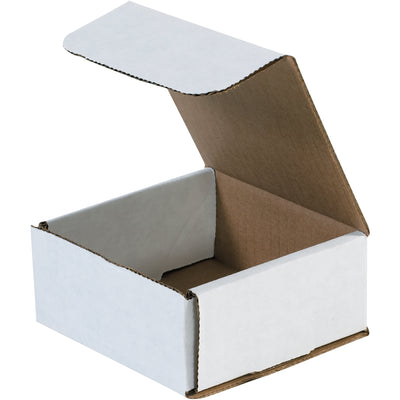 Lightweight yet crush-resistant one-piece white corrugated mailers engineered for small shipments. ECT-32-B construction delivers double-wall protection on front and sides with zero tape, glue, or staples required. Pack of 50 units saves postage costs while protecting fragile items in transit.