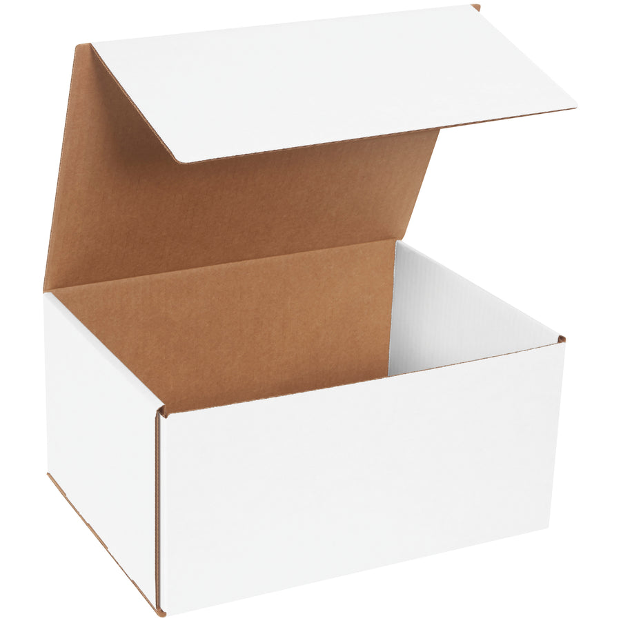 Ship with confidence using these ECT-32-B white corrugated mailers engineered for maximum crush resistance and minimal prep time. The one-piece fold-and-tuck design eliminates tape, glue, and staples while doubling protection on front and sides. At 12"  9"  6", this 50-pack bundle delivers freight-efficient packaging for small parcels without sacrificing durability.