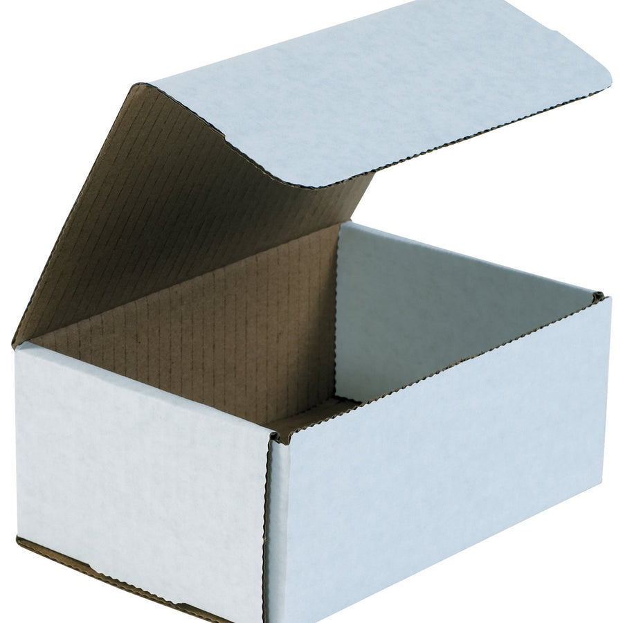 7 1/8 x 5 x 3 in ECT-32-B White Corrugated Mailers 50-Pack MLR3 - alias listing