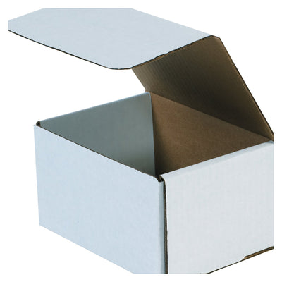 6.5x4.875x3.75 ECT-32 White Corrugated Mailers 50-Pack MLR4 - alias listing