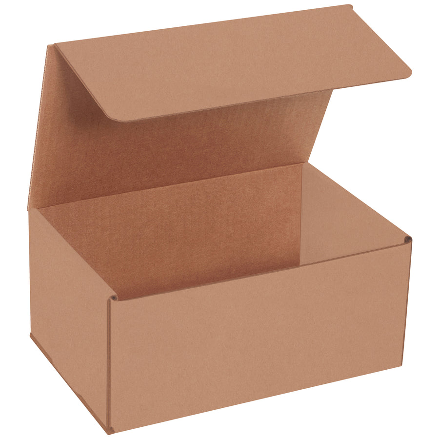 ECT-32-B kraft corrugated mailers deliver double-wall crush resistance in a one-piece, fold-and-tuck design that requires no tape, glue, or staples. These 9" x 6" x 4" shipping mailers fold flat for 50% storage savings while protecting small items like tools, glassware, and fragile products. Bundle of 50 keeps your fulfillment operation efficient and cost-effective.