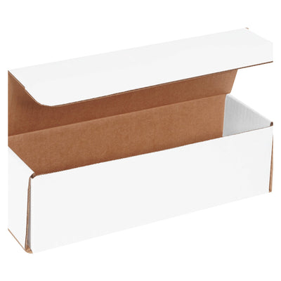 11.5x3.5x3.5 ECT-32 White Corrugated Mailers 50/Bundle MLRB - alias listing