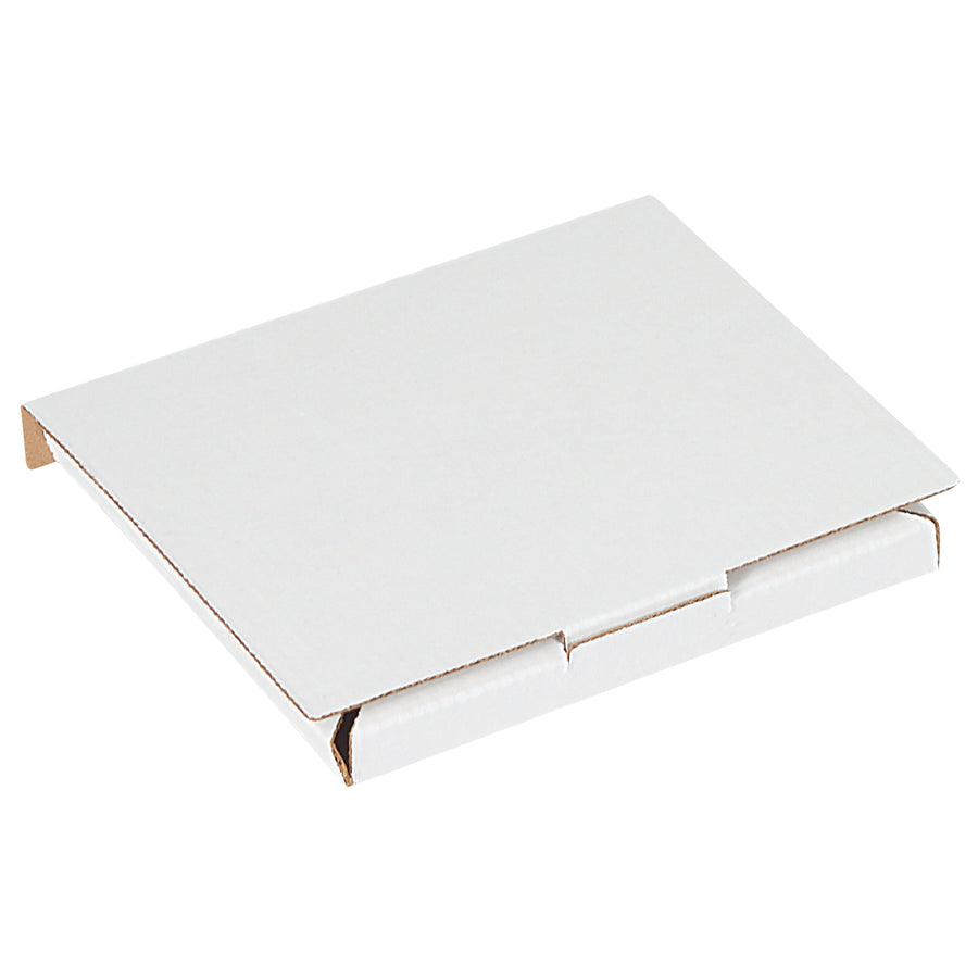 Professional-grade CD mailers engineered for e-commerce brands shipping audio and video content. One-piece construction with integrated locking tabs eliminates tape and reduces prep time. ECT-32 white corrugated delivers crush-resistant protection for standard jewel cases–50 units per bundle.