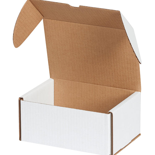 7 5/8 x 5 7/16 x 3 9/16 in White Corrugated DVD Mailers Crush Resistant 50-Pack MLRDVD6