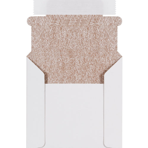 5 1/8 x 5 in White Recycled Foam Lined CD Mailers Crush Resistant 100/Case MM1150 - alias listing