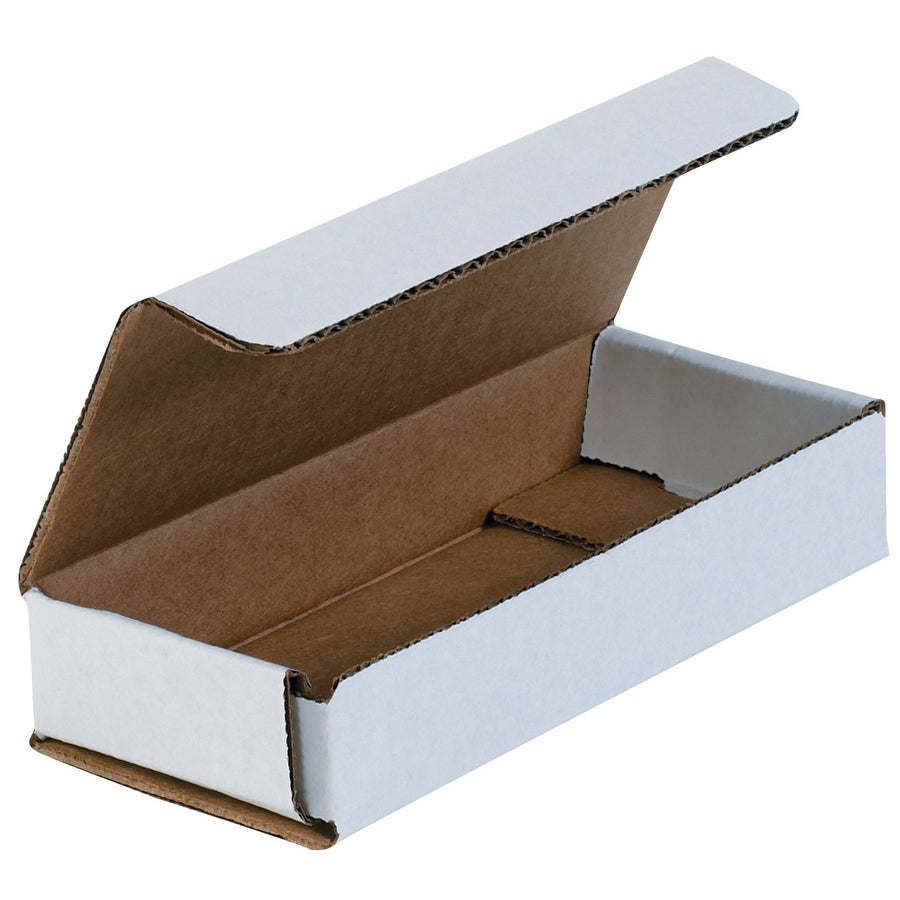 6x2.5x1 ECT-32 White One-Piece Corrugated Mailers 50/Bundle MRX1L - alias listing