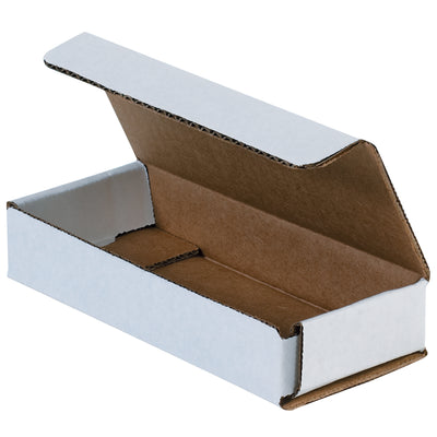 Ship lightweight items safely with these ECT-32-B white corrugated mailers in 6x2.5x1 dimensions. One-piece fold-and-tuck design creates double-wall protection on front and sides‚no tape, glue, or staples required. Sold as a bundle of 50 units for maximum freight efficiency.