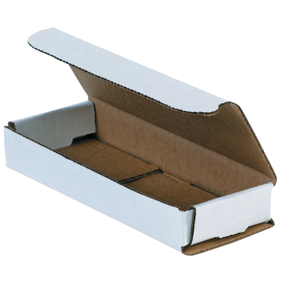 Ship lightweight items safely with zero assembly. These one-piece folding white corrugated mailers (6.5" x 2.5" x 1") feature ECT-32-B construction for crush resistance on all sides. Bundle of 50 ready to use‚no tape, glue, or staples required.