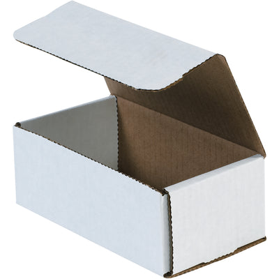 Industrial-grade ECT-32 white corrugated mailers in 6.5x3.625x2.5 dimensions deliver crush-resistant protection with zero assembly required. One-piece fold-and-tuck design eliminates tape, glue, and labor costs. Bundle of 50 units optimizes freight efficiency and reduces per-unit packaging spend.