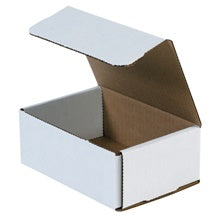 6.5x4.5x2.5 White Corrugated Mailers 50-Pack