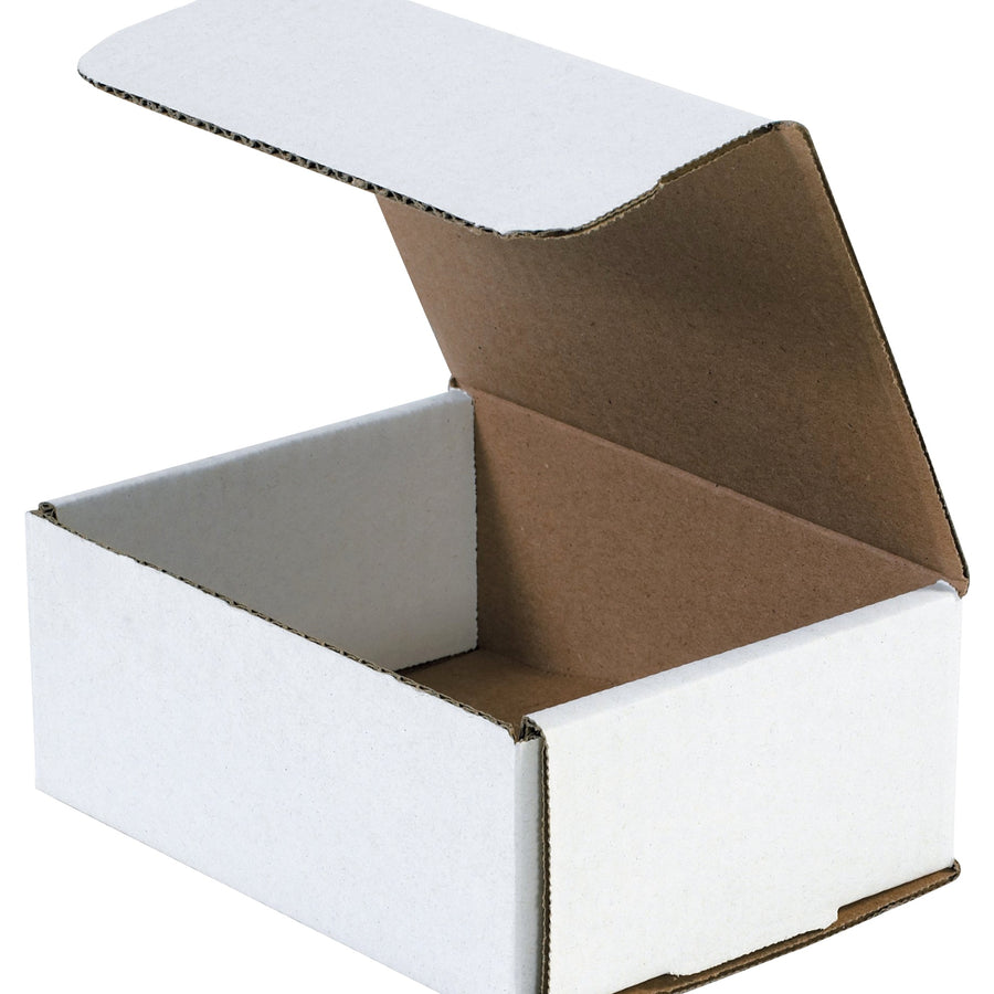 6.5x4.875x2.625 ECT-32 White Corrugated Mailers 50/Bundle MRX6X - alias listing