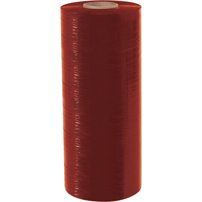 Professional-grade red cast machine stretch film engineered for high-speed warehouse operations. 20" x 80 gauge x 6000' roll stretches up to 250% for superior load retention and puncture resistance on uniform pallet loads. Color-coded film accelerates inventory identification and meets warehouse specifications while reducing operational noise.