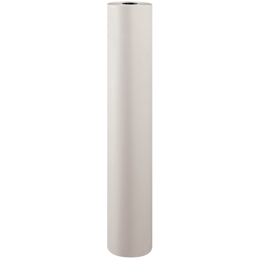 Maximize your packaging efficiency with our 48" x 1440' recycled newsprint roll–the economical choice for void fill, padding, and wrapping. Made from 100% recycled material at 30 lb. basis weight, this unprinted newsprint delivers reliable protection at low cost. Dispense easily with our compatible Roll Paper Cutters for streamlined warehouse operations.