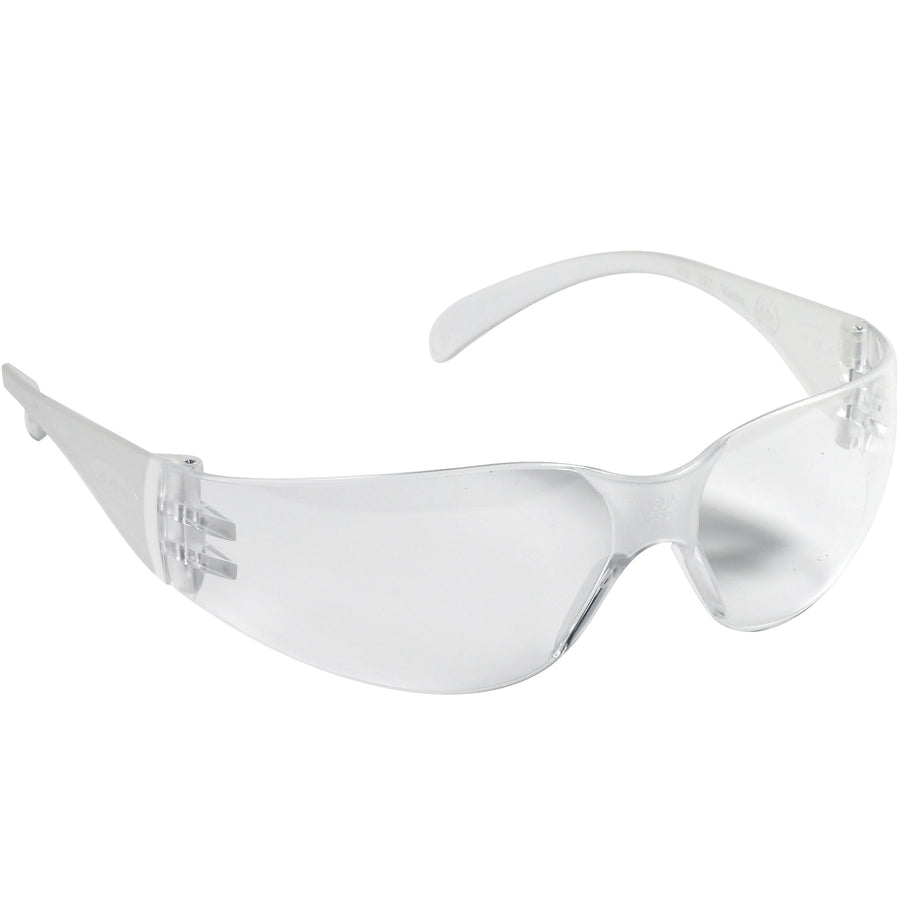 3M Virtua clear temples safety glasses deliver ANSI Z87.1-certified high-impact protection in a lightweight, affordable design. Hard-coated polycarbonate construction resists scratches and ensures durability in demanding industrial environments. Sold by the case of 10 for maximum value.