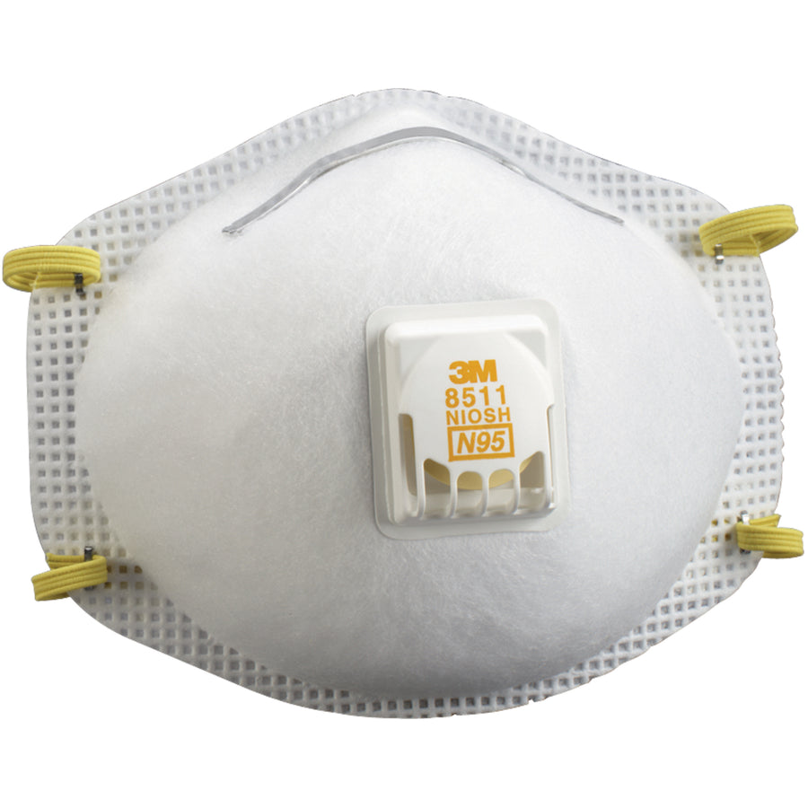 3M 8511 N95 Dust Respirator with Cool Flow Valve - Case of 80