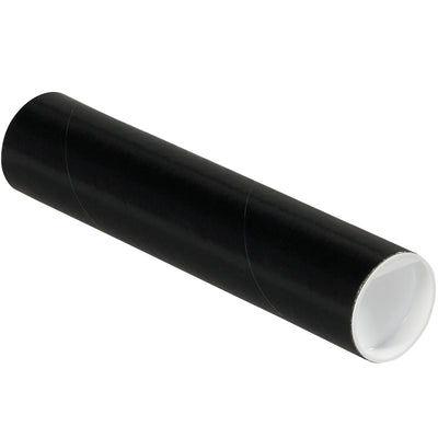 Professional-grade 2x9 black mailing tubes with included white plastic end caps. Heavy-duty 3-ply spiral wound fibreboard construction withstands shipping stresses. Bulk case of 50 tubes‚the cost-efficient solution for mailrooms, document handling, and blueprint carriers.
