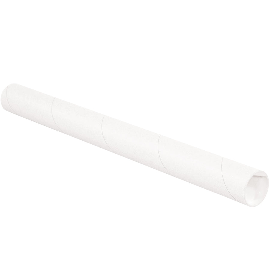 Professional-grade 2x12" white mailing tubes built with 3-ply spiral wound fibreboard for maximum durability in transit. Each case includes 50 tubes with integrated white end caps that snap securely in place‚no pop-offs during shipment. Perfect for architects, engineering firms, and mailrooms handling blueprints, posters, and rolled documents.