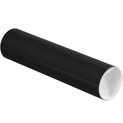 Heavy-duty 3x12 black mailing tubes built from 0.07" thick, 3-ply spiral wound fibreboard‚the industry standard for protecting blueprints, architectural documents, and rolled posters. Each case includes 24 tubes with white plastic end caps. Ship-ready and compliant with postal regulations.