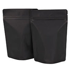 3.12x5.12x2 Black Matte Stand-Up Barrier Pouches 2000/Case P318518S