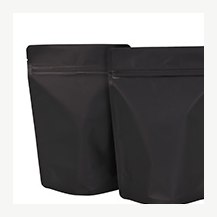 4x6x2 Black Matte Stand-Up Barrier Pouches 1000/Case