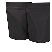 6x9x3 Black Matte Stand-Up Barrier Pouches 1000/Case