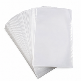6" x 10" 4 Mil Clear Flat Poly Bags, 1000-Pack - supplemental quantity image