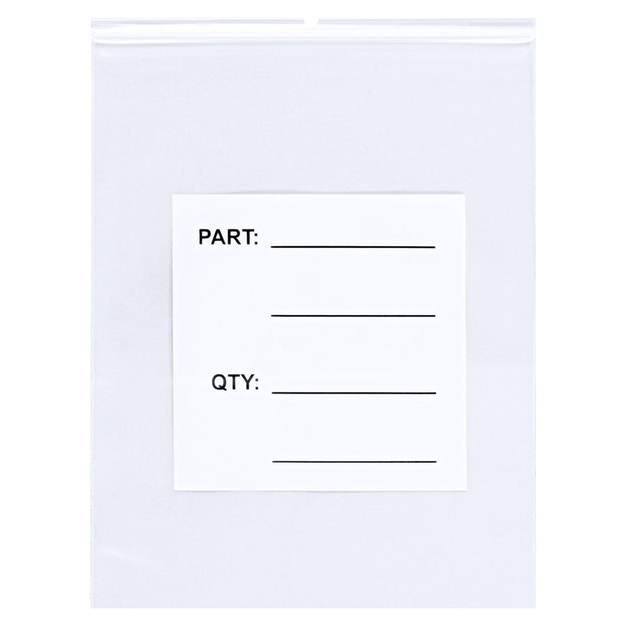 3x4 4 Mil Clear Reclosable Parts Bags with Hang Holes 1000/Case PB12002 - alias listing