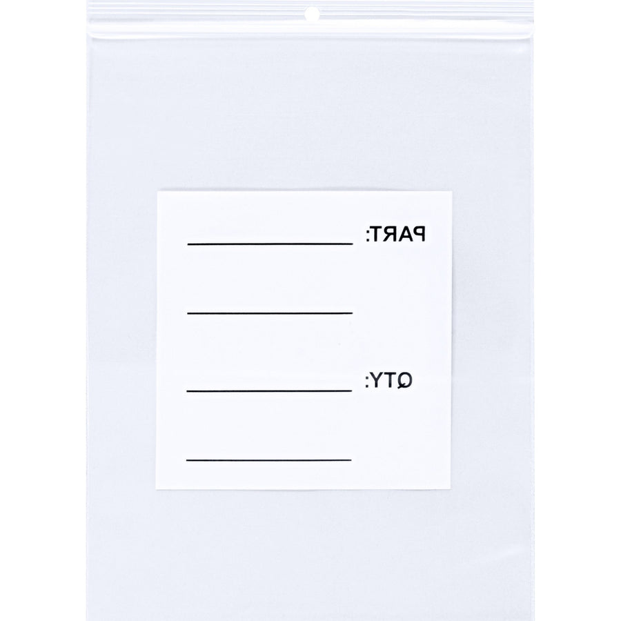 4x6 4 Mil Clear Reclosable Parts Bags with Hang Holes 1000/Case PB12004 - alias listing