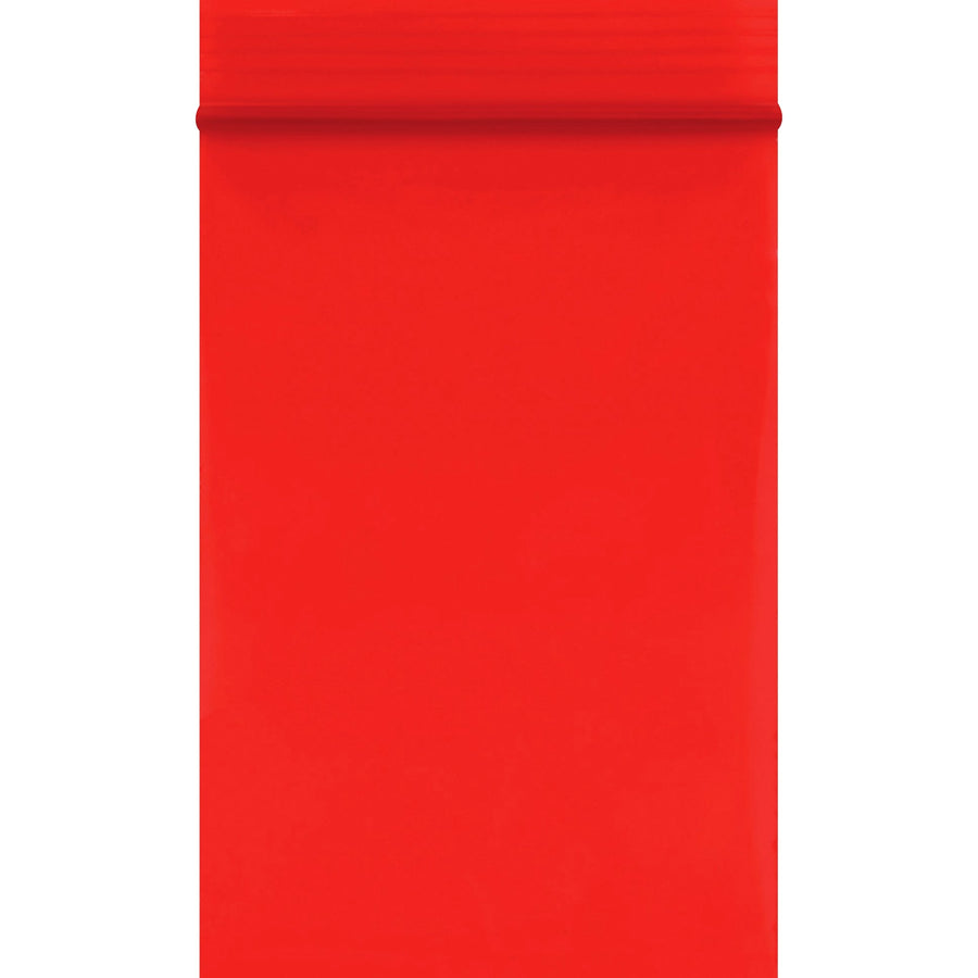 2x3 2 Mil Red Reclosable Poly Bags 1000/Case PB3525R - alias listing