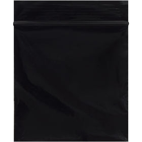 Heavy-duty 2 mil black reclosable poly bags protect products, parts, and inventory from moisture and contamination. Each 3" x 3" bag features a secure zipper closure and is FDA/USDA compliant. Sold in bulk cases of 1,000 for maximum cost efficiency.