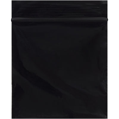 Heavy-duty 2 mil black reclosable poly bags protect products, parts, and inventory from moisture and contamination. Each 3" x 3" bag features a secure zipper closure and is FDA/USDA compliant. Sold in bulk cases of 1,000 for maximum cost efficiency.