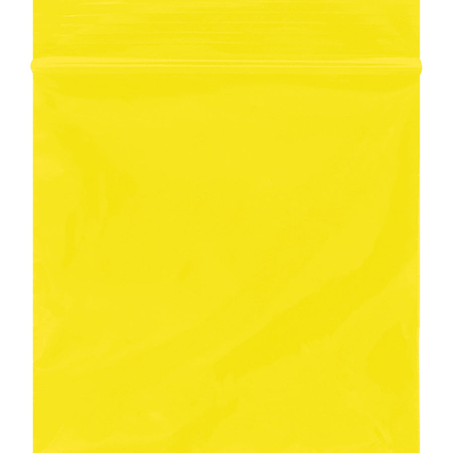 3x3 2 Mil Yellow Reclosable Poly Bags 1000/Case PB3540Y - alias listing