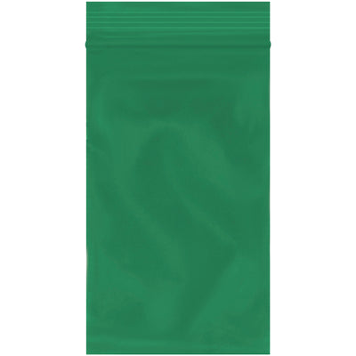 Organize and protect inventory with these vibrant 3x5 green reclosable poly bags. Featuring 2 mil polyethylene construction with a secure zipper seal, these resealable bags keep products free from dirt and moisture while remaining FDA and USDA compliant. Ships as a case of 1000 for maximum cost efficiency.